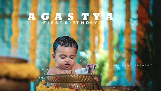 Agastya  First Birthday  Baby Boy  Pre Birthday shoot Milk bath Telugu Video Song 2023 [upl. by Lemaj]