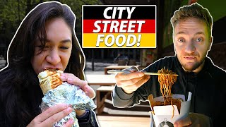 German City STREET FOOD TOUR CologneKöln [upl. by Airdnas]