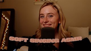 Soft Singing ASMR singing whispers and hand movements  Audra Miller [upl. by Drahnreb]