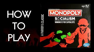 How To Play Monopoly Socialism Board Game By Hasbro 2019 [upl. by Disharoon57]