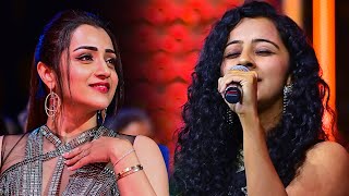 Trisha mesmerized by Darshana Rajendrans multifaceted talent at the South Movie Awards [upl. by Foy]