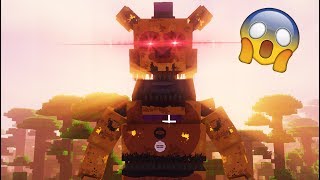 I CAUGHT A WILD NIGHTMARE FREDBEAR IN MINECRAFT RedHatter FNAF Minecraft [upl. by Millian]