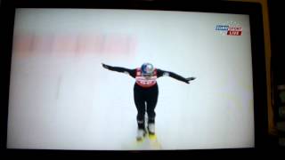 Thomas Morgenstern AUT horrible crash 141m in TitiseeNeustadt Ski Jumping World Cup 2013 HD [upl. by Irol474]