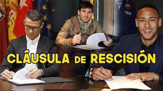 ¿Cómo funcionan las cláusulas de rescisión del fútbol EXPLICADO [upl. by Wendelina631]