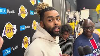 D’Angelo Russell Done With Anthony Davis Disrespect Rui Hachimura And More At Lakers Practice [upl. by Ishmael]