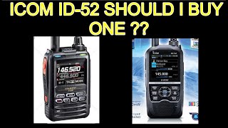 ICOM ID52 Should I Buy one  yaesu ft5d [upl. by Erodeht]