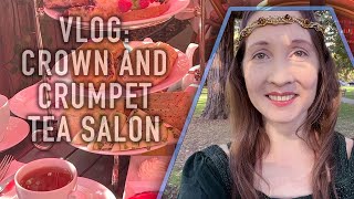 Vlog Crown amp Crumpet Tea Salon  on a warm autumn morning [upl. by Bullivant71]