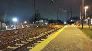 Amtrak and Septa Trains in Delaware County PA  April 2024 [upl. by Esetal]