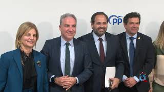 Las diputaciones provinciales e insulares del PP se reúnen en Ciudad Real [upl. by Dayir]