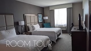 ROOM TOUR  Homewood Suites by Hilton Orlando at FLAMINGO CROSSINGS  2 Queen Beds 1 Bedroom Suite [upl. by Garvy]