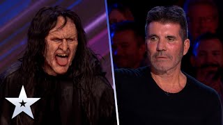 The Witch TERRIFIES Simon Cowell to the CORE  Auditions  BGT 2022 [upl. by Aretse]