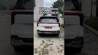 The Carnival’s third row has two smart ways to make space for more luggage PowerDrift KiaCarnival [upl. by Ailisec]