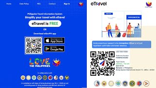 How to Register eTravel to Philippines  Tutorial [upl. by Stegman]