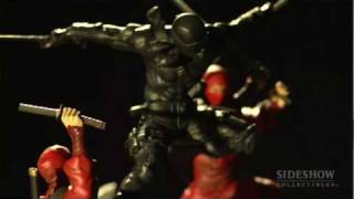 Sideshow Collectibles  GI Joe  Snake Eyes vs Ninjas Diorama Backstage Pass [upl. by Spalding343]