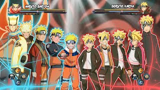 NARUTO BARYON MODE VS BORUTO KARMA  Naruto Storm 4 MOD [upl. by Nale]