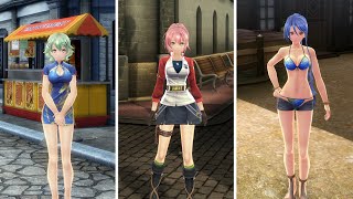 The Legend of Heroes Trails of Cold Steel IV  All Costumes Showcase DLC PS4 [upl. by Naujit]