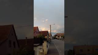 So ein schöner Himmel heute Abend  Elsaß 😃⛅🌈  Un ciel haut en couleurs ce soir  BasRhin [upl. by Nellad]