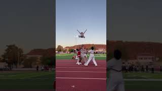 Toe touch basket🙀can you pause it at the right time cheerleading basket football toetouch [upl. by Nigle]