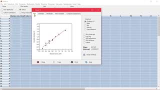 PAST Lesson 4 Linear Regression and Correlation in PAleontological STatistics [upl. by Relluf168]