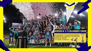 CampeonesCup Color ClubAmerica 11 ColumbusCrew [upl. by Durman]