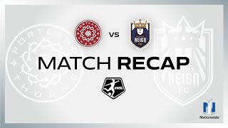 FULL HIGHLIGHTS  Portland Thorns vs Seattle Reign [upl. by Rockefeller]