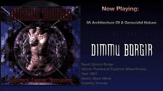 Architecture Of A Genocidal Nature  Dimmu Borgir 2001 Puritanical Euphoric Misanthropia Album [upl. by Placidia328]