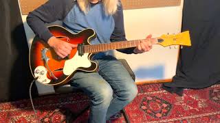 Ry Cooder Owned Mosrite Gospel  Electric Guitar Demo [upl. by Nylyram]