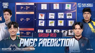 Group Red Prediction  2024 PUBG MOBILE GLOBAL CHAMPIONSHIP [upl. by Alaric]