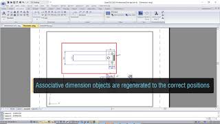 GstarCAD 2022  DIMREGEN updating the positions of all associative dimensions [upl. by Sira175]