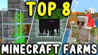 The BEST Minecraft Bedrock Farms [upl. by Aikimat]