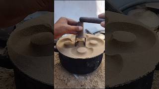 satisfying pottery woodworking potterycrafts فن وصناعات واختراعات من صهر المعادن صب [upl. by Esahc]