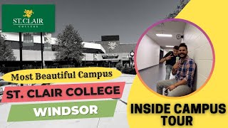 St Clair College Windsor Campus Inside Tour  Full Information  Must Watch 2022 [upl. by Htebasyle]