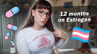 12 months on Estrogen  MTF HRT Update [upl. by Sharos]