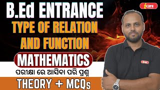 Math for BEd Entrance  Type of Relation and Function  Theory with MCQs BEd icareclasses [upl. by Assirral114]