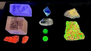 Glowing Rocks  Colorful and Beautiful Fluorescent Minerals [upl. by Cooley]