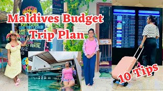 Budget එක අඩුවට මාලදිවයිනට යමු 🇲🇻  Maldive Travel Guide  How to Travel Maldives Sinhala Vlog ❤️ [upl. by Mauldon]