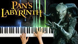 Pans Labyrinth Lullaby Mercedes Lullaby  Javier Navarrete  Piano Cover  Synthesia Tutorial [upl. by Ennagroeg]