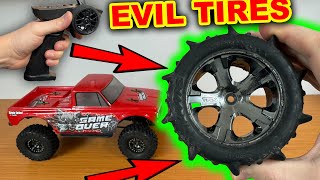 Extreme tires on RC Swamp truck [upl. by Jasen129]