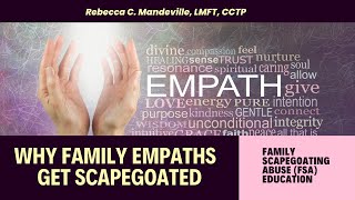 Why EMPATHS Get SCAPEGOATED In DYSFUNCTIONAL Families scapegoat projection empath [upl. by Anawyt]