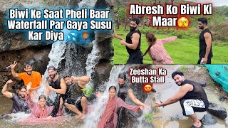 Ayesha Ke Saat Pheli Barish me Susu Or Waterfall Mila 😳 Shaadi Single lyf Fokats  Abresh amp Zeeshan [upl. by Kostman]