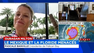 Ouragan «Milton» en Floride cette Québécoise vit dans une zone visée par un avis d’évacuation mais [upl. by Mulvihill]