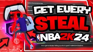 NBA 2K24 HOW TO GET THE STEAL EVERYTIME HOW TO USE RIGHT STICK REAPER AND BEST DEF SETTINGS [upl. by Tri]