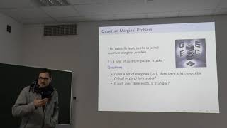 dr Felix Huber quotNew approaches to the quantum marginal problemquot [upl. by Yaker]