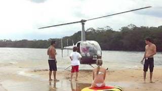 Helicoptero na Prainha de Porto Rico [upl. by Himelman]