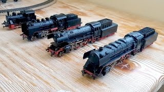 Review Märklin steam locomotive Marklin 3047 44690 HO Scale Compare [upl. by Ellehc]