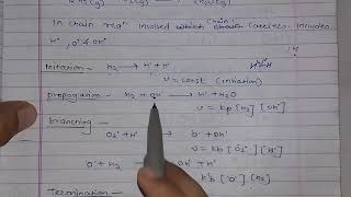 Chemical kinetics Explosion reactionphysical chemistry msc 2 semistrequestion answerimportant [upl. by Turk]