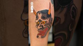 HANNYA MASK by Fil Wood hannya horimono tattoo japaneseart irezumi japanesetattoo wabori [upl. by Shaff951]