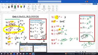 Lec7 HTRS Sec10 2 M1030 Exponent Rules Multiplying and Simplifying Radicals [upl. by Enitsahc]