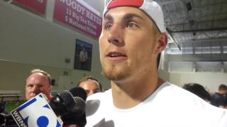 Jeff Heuerman on JT Barrett and losing the team leader [upl. by Claus]