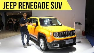 Jeep Renegade India Bound SUV Creta Rival Detailed Walkaround [upl. by Arvell]